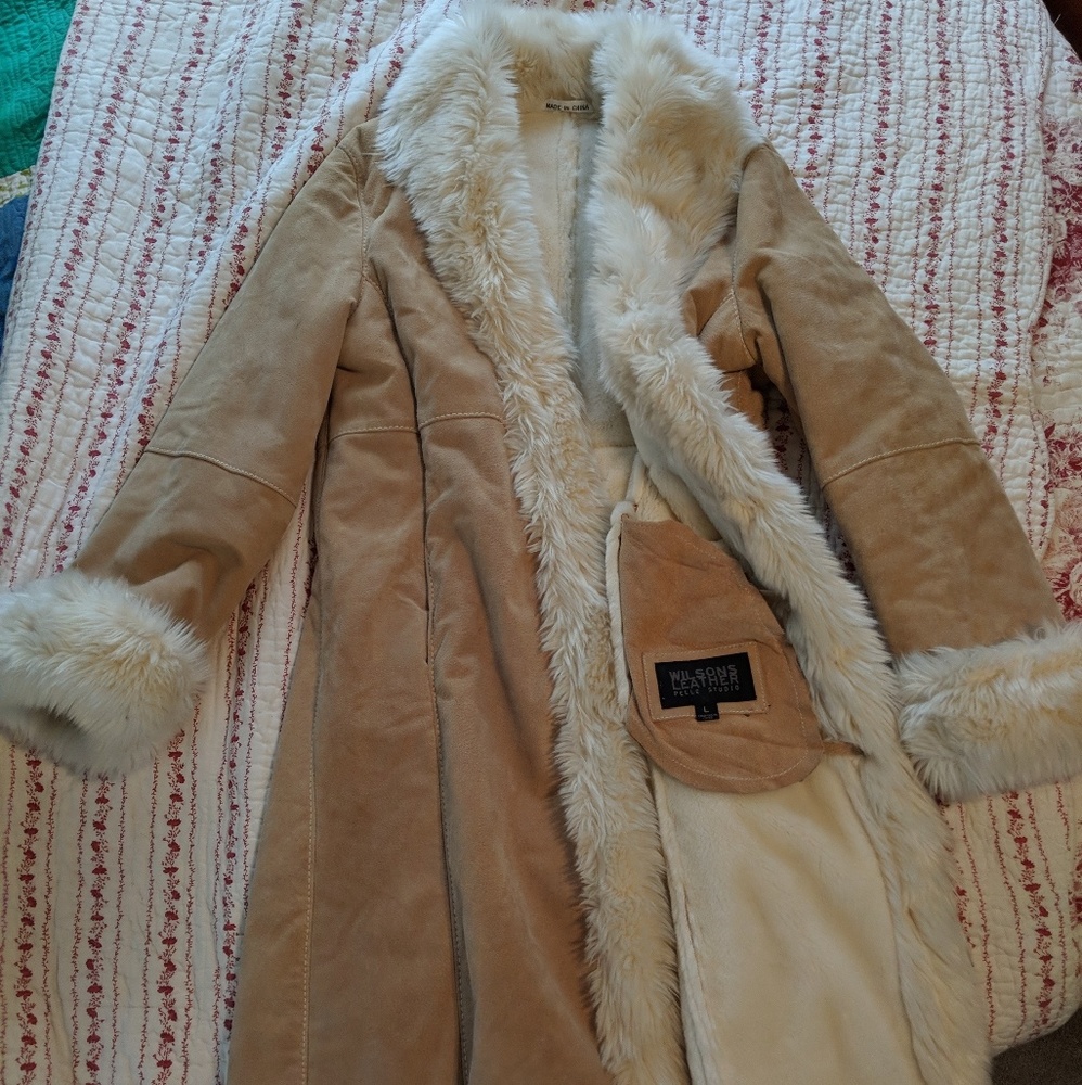 Woman's Large Wilson's Leather long coat